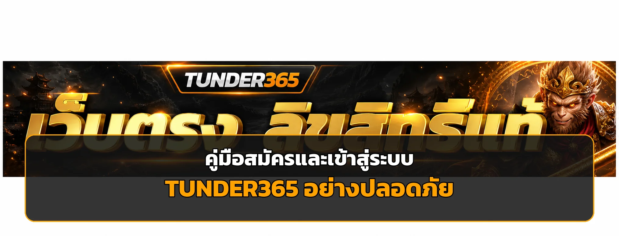 TUNDER365 สมัครและเข้าสู่ระบบอย่างปลอดภัย
