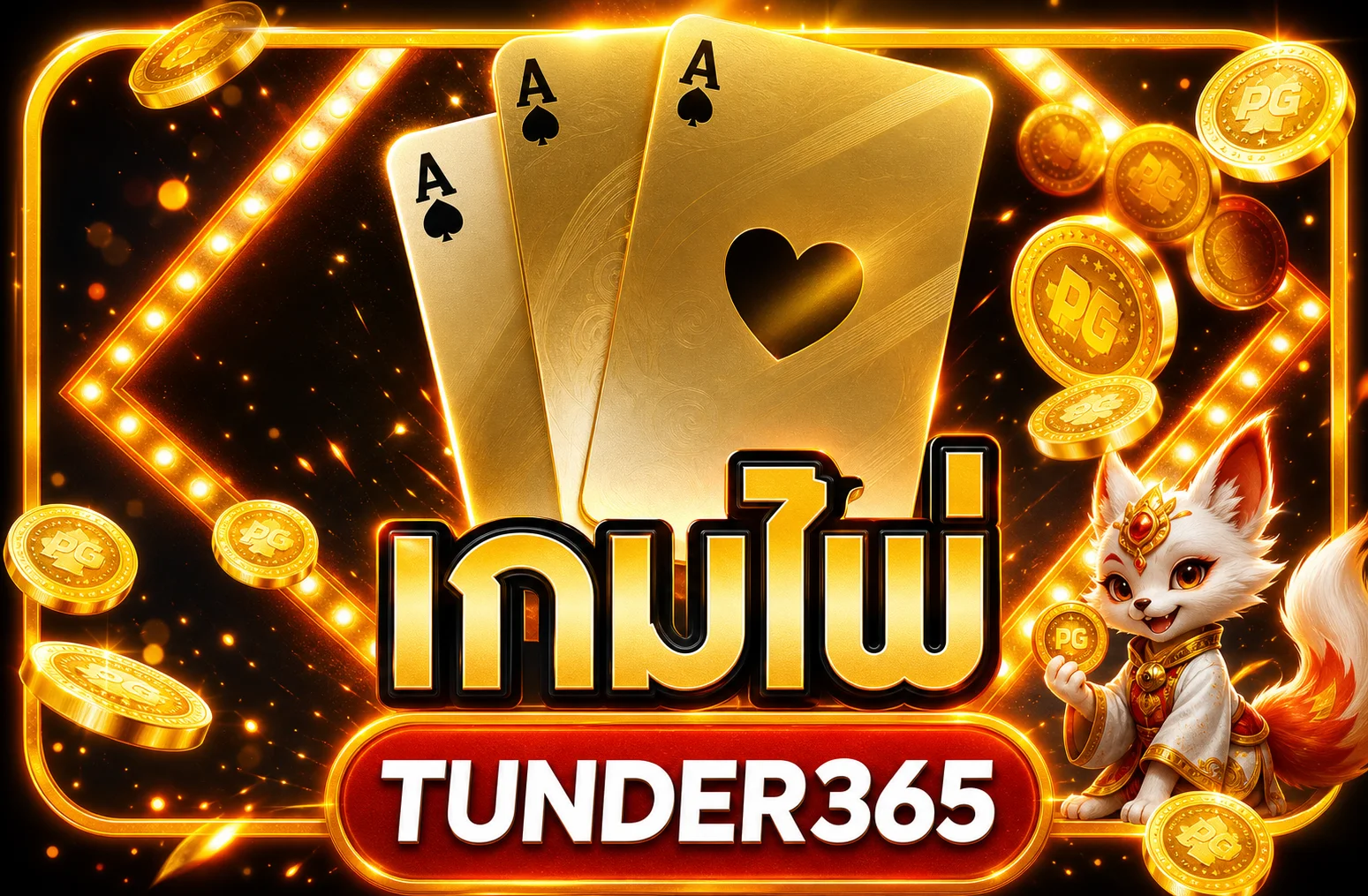 เกมคาสิโนและสล็อตหลายค่าย TUNDER365